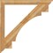 Ekena Millwork Merced Traditional Rough Sawn Bracket, Western Red Cedar, 4"W x 48"D x 48"H BKT04X48X48MRC01RWR - alternate 3